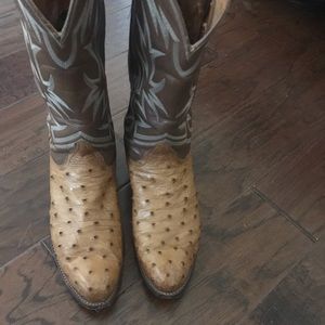 Tony Lama El Rey Full Quill Ostrich Boots